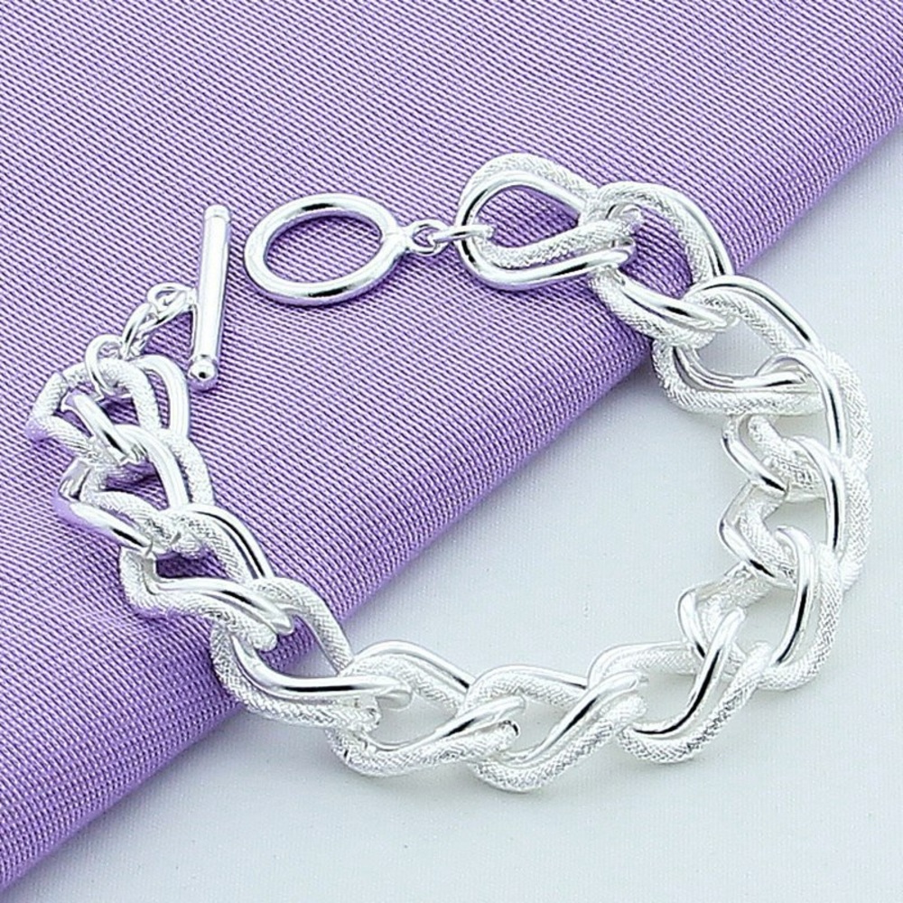 Elegant Silver Chain Bracelet